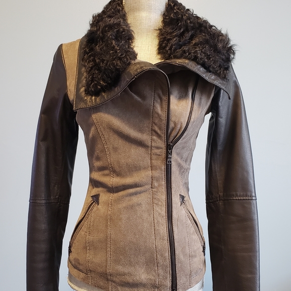 Danier Leather | Suede, Leather, And Fur Jacket - Picture 2 of 15